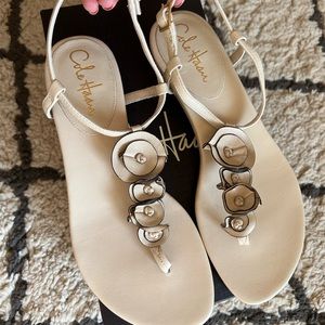 Nude Cole Haan, leather sandals, never been worn. Size 7.5